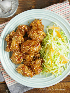 ☆簡単☆ごまたっぷり甘辛鶏もも-レシピのメイン写真
