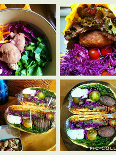 低糖質お弁当♥わんぱくサンド✩スープ✩-レシピのメイン写真