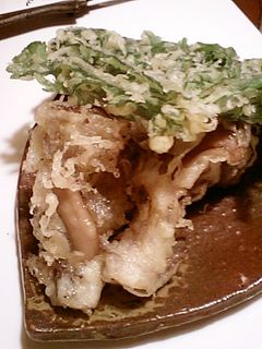 春菊と舞茸の天ぷら-レシピのメイン写真