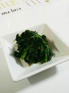 ほうれん草のおかか和え-レシピのメイン写真