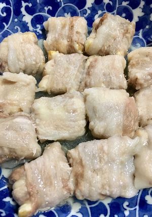 豚バラ厚揚げレンジでチン！テーブル味付け-レシピのメイン写真