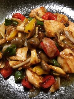 鶏胸肉と野菜の黒酢生姜炒め-レシピのメイン写真