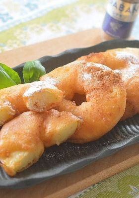 ホットケーキミックスでりんごのドーナツ♪-レシピのメイン写真