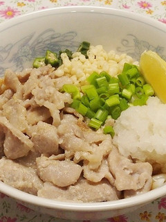 塩豚おろしぶっかけうどん-レシピのメイン写真