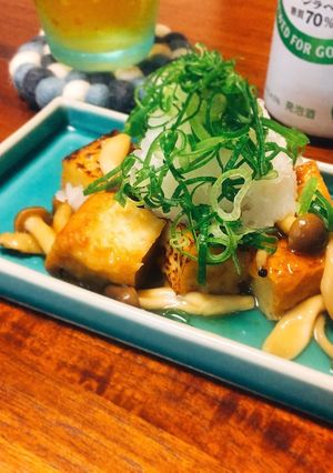 とろり♡厚揚げとしめじの簡単あんかけ-レシピのメイン写真