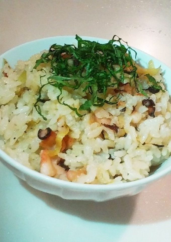 簡単‼️タコの炊き込みご飯-レシピのメイン写真