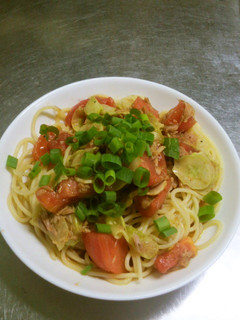 トマトと胡瓜の冷製ツナパスタ-レシピのメイン写真