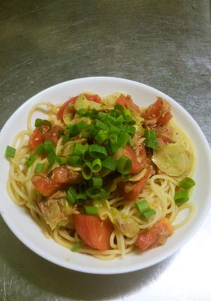 トマトと胡瓜の冷製ツナパスタ-レシピのメイン写真