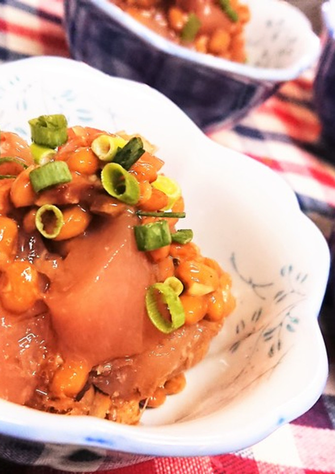 １分★おつまみにも【マグロのおかか納豆】-レシピのメイン写真