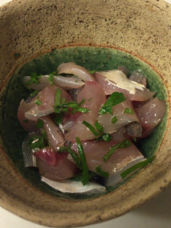 鯵のお刺身丼(覚書)-レシピのメイン写真