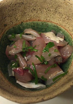 鯵のお刺身丼（覚書）-レシピのメイン写真