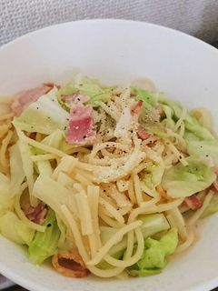 キャベツとベーコンのスープパスタ☆-レシピのメイン写真