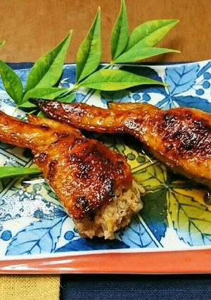 ガッツリジューシー手羽先餃子の味噌焼き-レシピのメイン写真