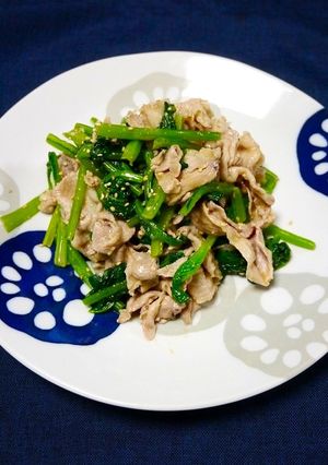 簡単！豚コマの冷しゃぶサラダ☆ごまみそ酢-レシピのメイン写真