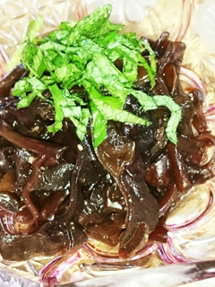 生キクラゲのワサビ醤油和え(o^^o)-レシピのメイン写真