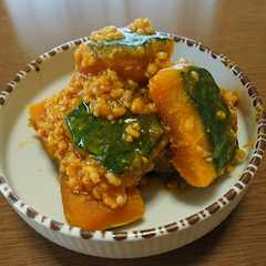 รูปของ かぼちゃのそぼろ煮