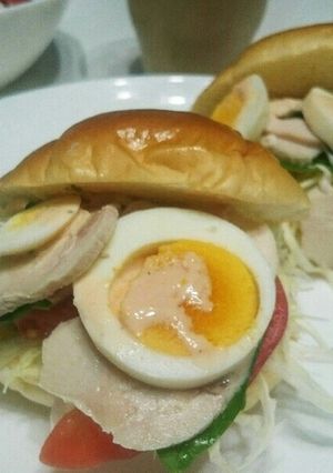 トリハムバジルサンド♪-レシピのメイン写真