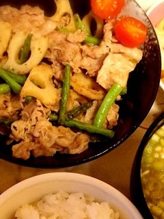 豚肉★豚こまや豚バラと蓮根の柚子胡椒炒め-レシピのメイン写真