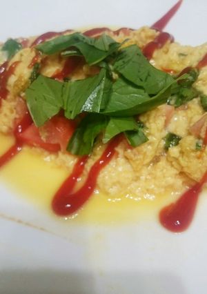 バジルとトマトのチーズオムレツ♪-レシピのメイン写真