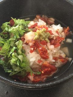 ドライトマトのお茶漬け-レシピのメイン写真