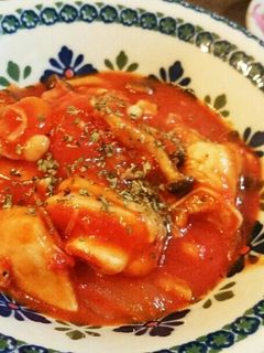 **本格的!簡単チキンのトマト煮**-レシピのメイン写真