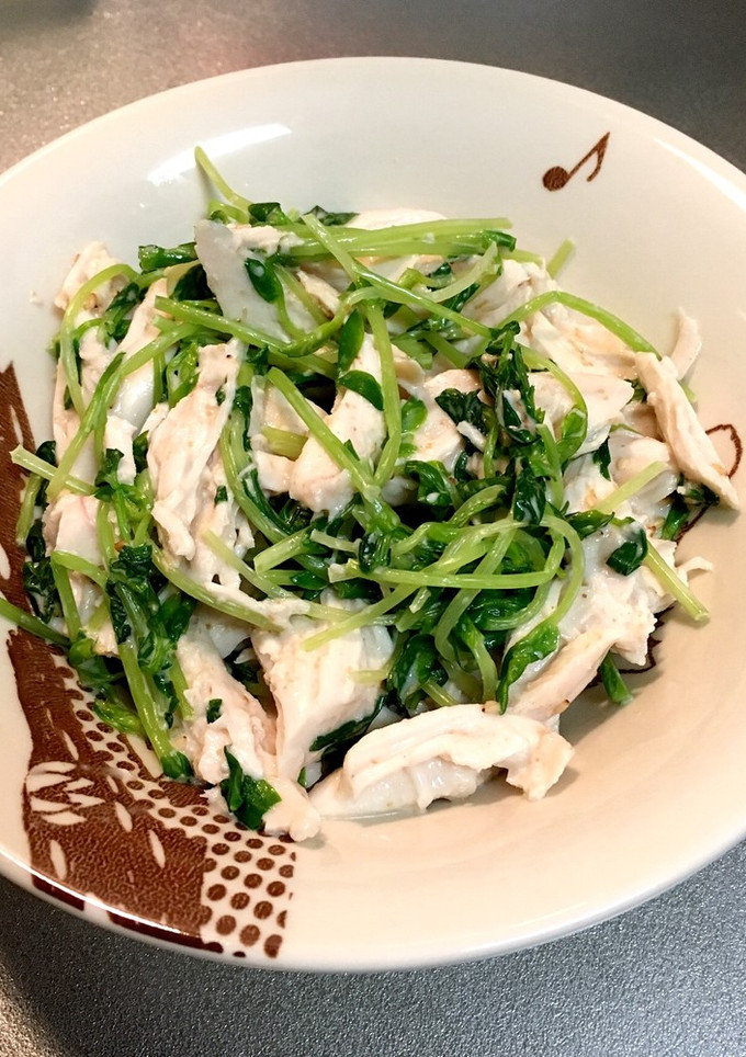 ささみと豆苗の胡麻マヨ和え-レシピのメイン写真