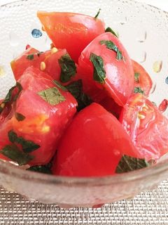 簡単☆トマトのマリネ♪カンタン酢で!-レシピのメイン写真