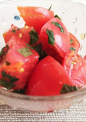 簡単☆トマトのマリネ♪カンタン酢で！-レシピのメイン写真