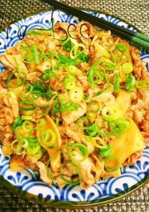 夏はスタミナ!旨辛にんにく醤ポン豚炒め-レシピのメイン写真