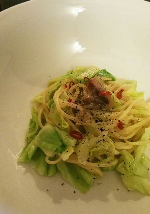キャベツとアンチョビの簡単おしゃれパスタ-レシピのメイン写真