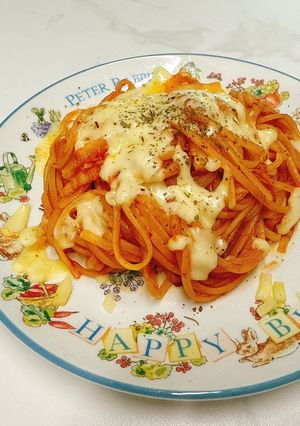 キムチチーズパスタ-レシピのメイン写真