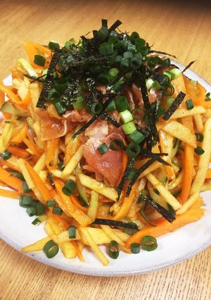 野菜たっぷり 生ハムユッケ-レシピのメイン写真