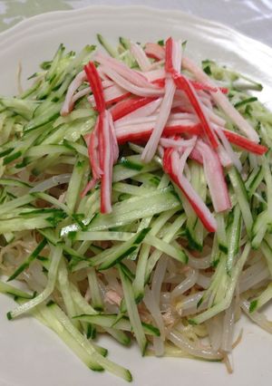 もやしでボリュームアップ冷麺-レシピのメイン写真