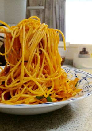 ケチャップだけで作る美味しいナポリタン-レシピのメイン写真