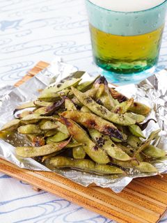 簡単おつまみ♪ほくほく焼き枝豆☆-レシピのメイン写真