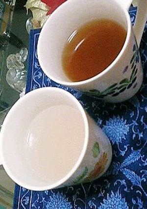 風邪気味？ほっ、と・ドリンク黒蜜or蜂蜜-レシピのメイン写真