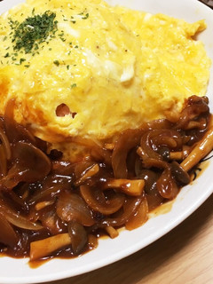 簡単ふわとろオムライス☆デミグラスソース-レシピのメイン写真