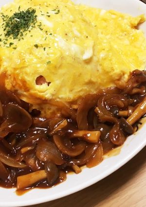 簡単ふわとろオムライス☆デミグラスソース-レシピのメイン写真