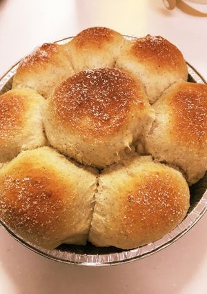 もちもちふわふわ〜おかゆ入りちぎりパン-レシピのメイン写真