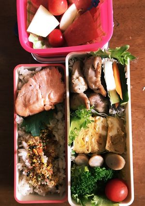チキンソテーのお弁当-レシピのメイン写真