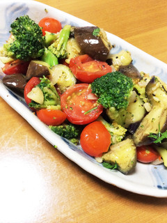 夏野菜のオリーブオイル炒め-レシピのメイン写真