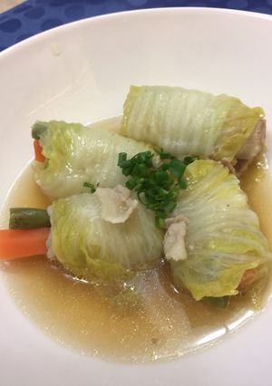 ミニ白菜の豚肉ロール-レシピのメイン写真