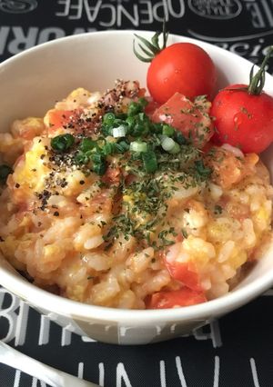 みずみずしいトマトで簡単リゾット-レシピのメイン写真