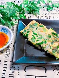 卵焼き用フライパンde♡簡単チヂミ-レシピのメイン写真