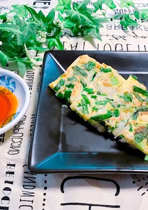 卵焼き用フライパンde♡簡単チヂミ-レシピのメイン写真
