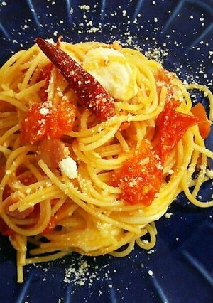 ランチにも！生トマトの簡単夏パスタ-レシピのメイン写真