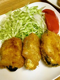 ボリュームアップ★ナスの肉巻きフライ-レシピのメイン写真