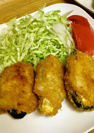 ボリュームアップ★ナスの肉巻きフライ-レシピのメイン写真