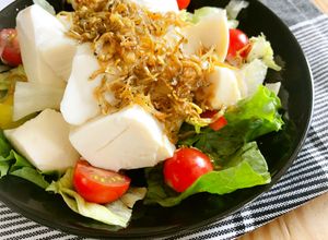 カリカリじゃこと豆腐の和サラダ-レシピのメイン写真