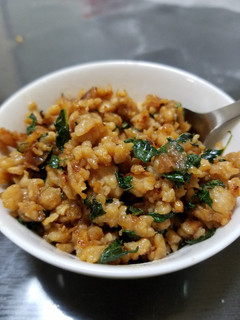 朝食に!!梅しそ鶏そぼろ☆-レシピのメイン写真